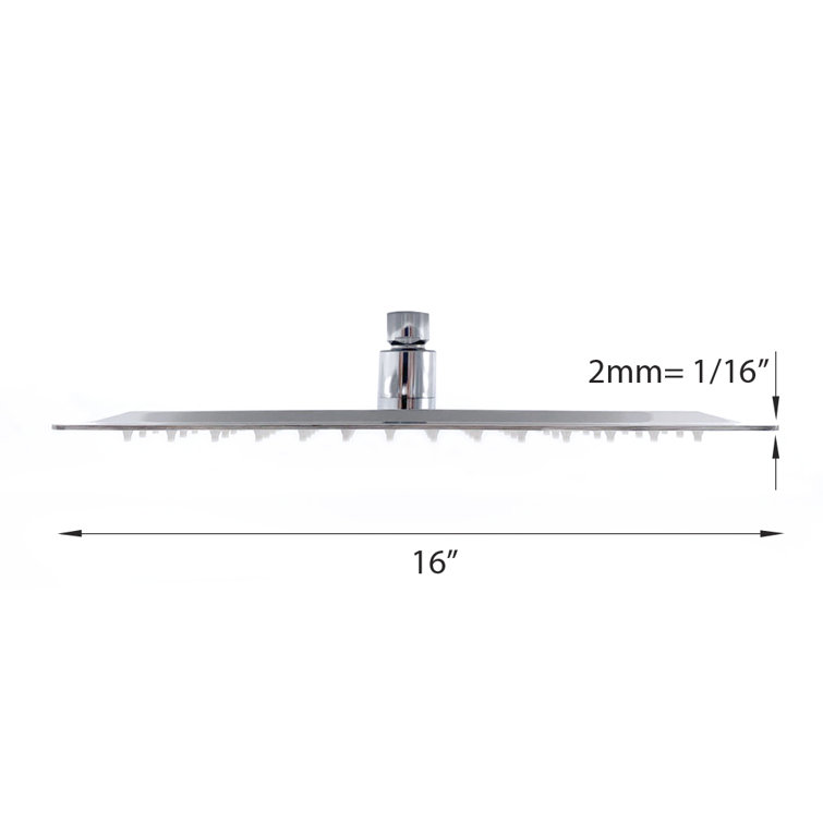 Unique Full/Standard Fixed Shower Head 1.8 GPM GPM - Wayfair Canada